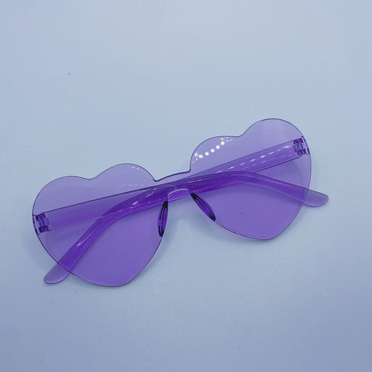 Purple Heart Glasses