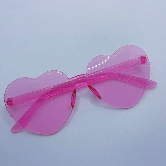 Light Pink Heart Glasses