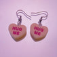Cream Hug Me Earrings