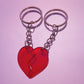 BFF Matching Heart Keychains