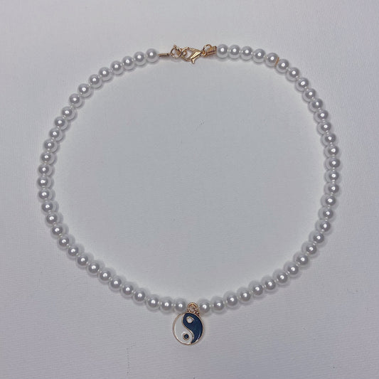 Yin Yang Pearl Necklace