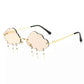 Tan Lightning Glasses
