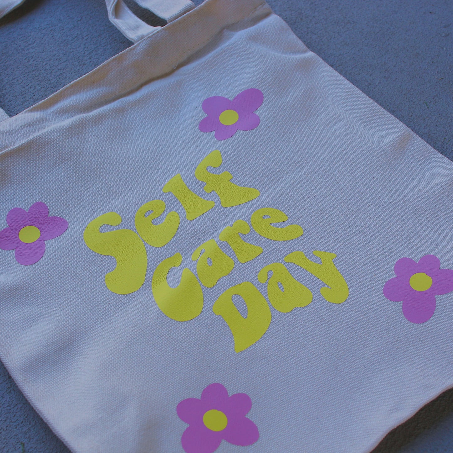 Self Care Day Tote - Yellow