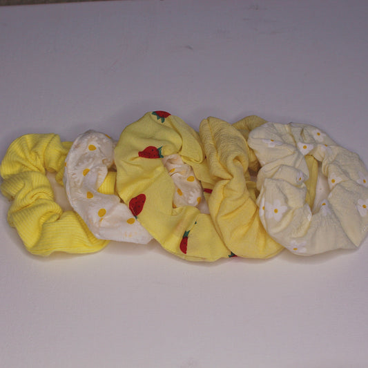 Yellow Scrunchie Pack