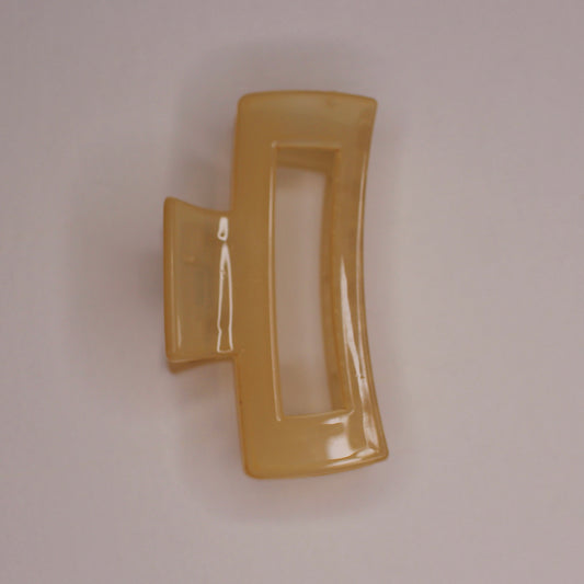 Glossy Hair Claw Yellow