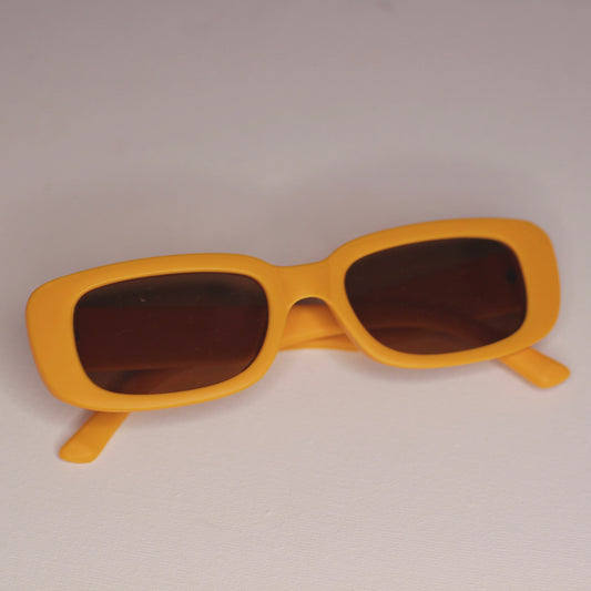 Retro Matte Glasses Orange