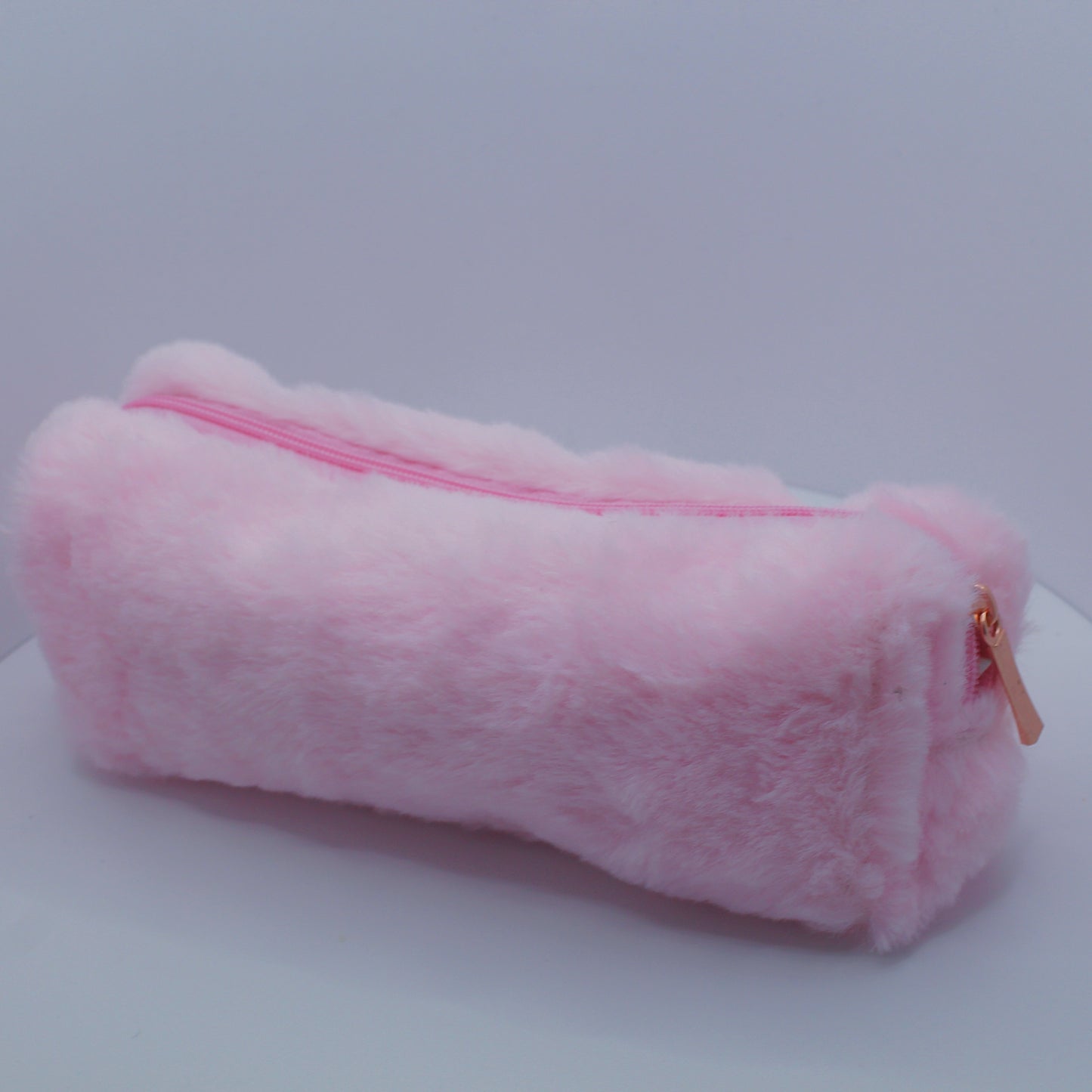 Light Pink Furry Pencil Case