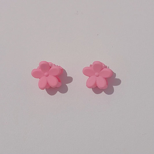Light Pink Flower Hair clips