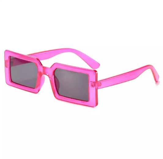 Classic Square Glasses Pink