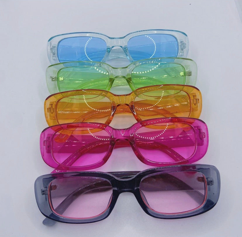 Retro Square Glasses (ALL COLOURS)