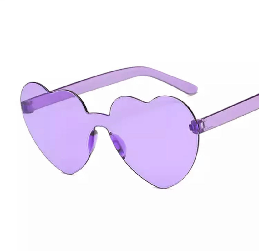 Purple Heart Glasses