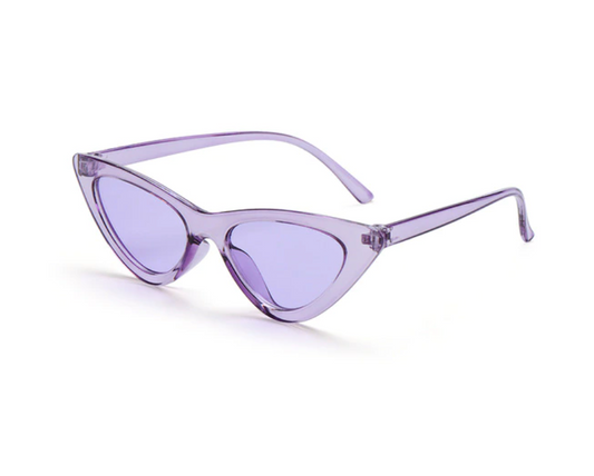 Purple Cat Eye Glasses