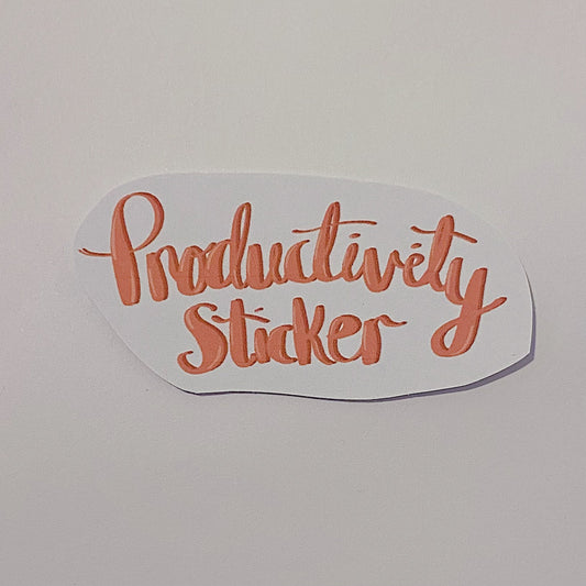 Productivity Sticker