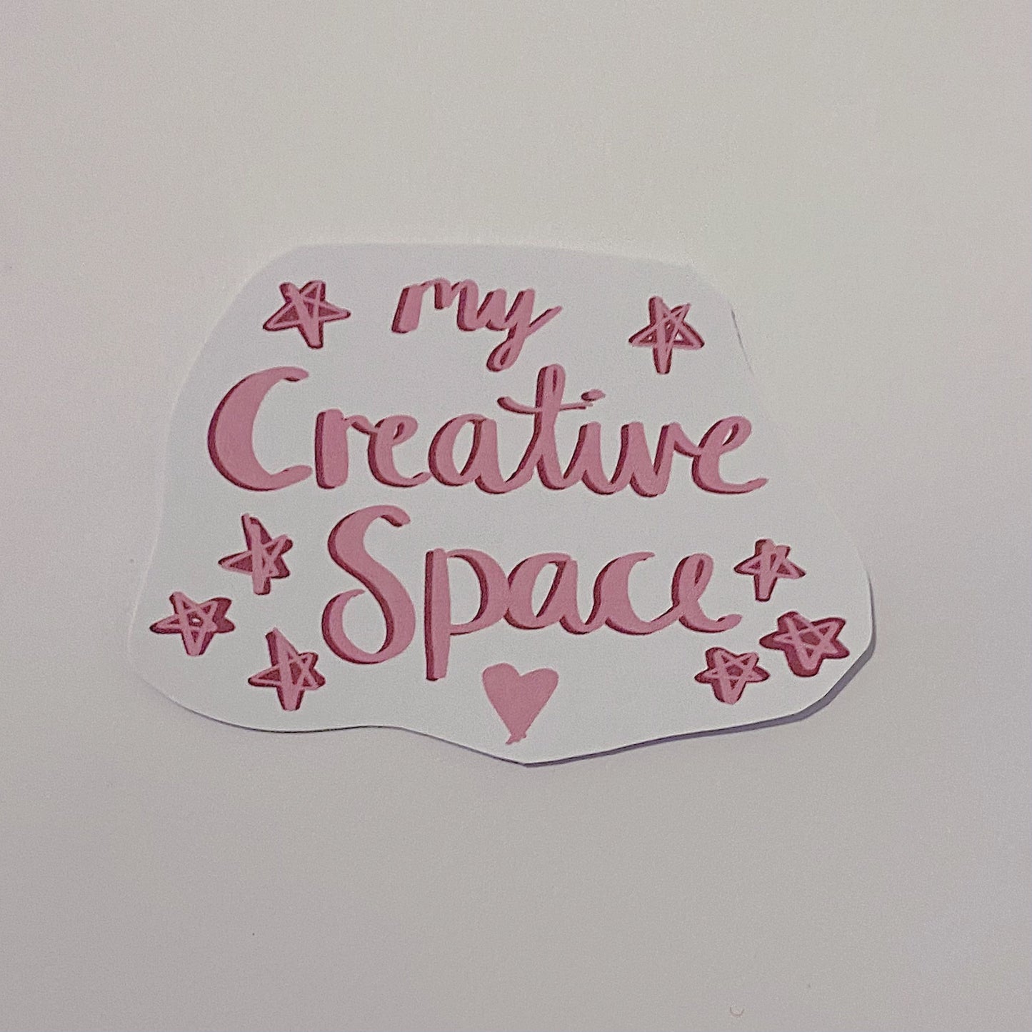 Creative Space Sticker