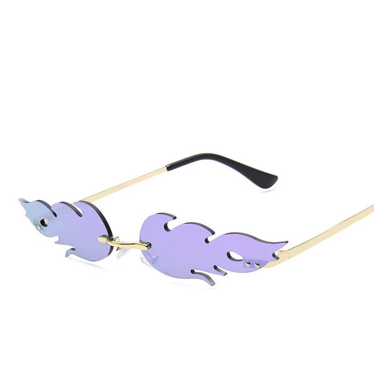Purple Flame Glasses