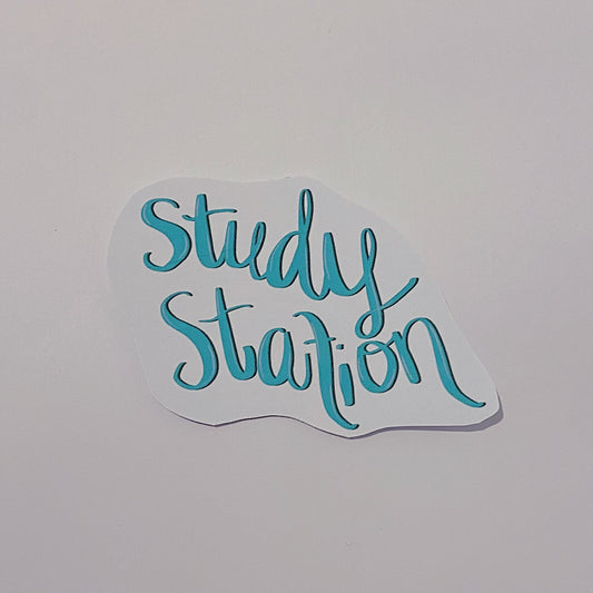 Study Station Sticker