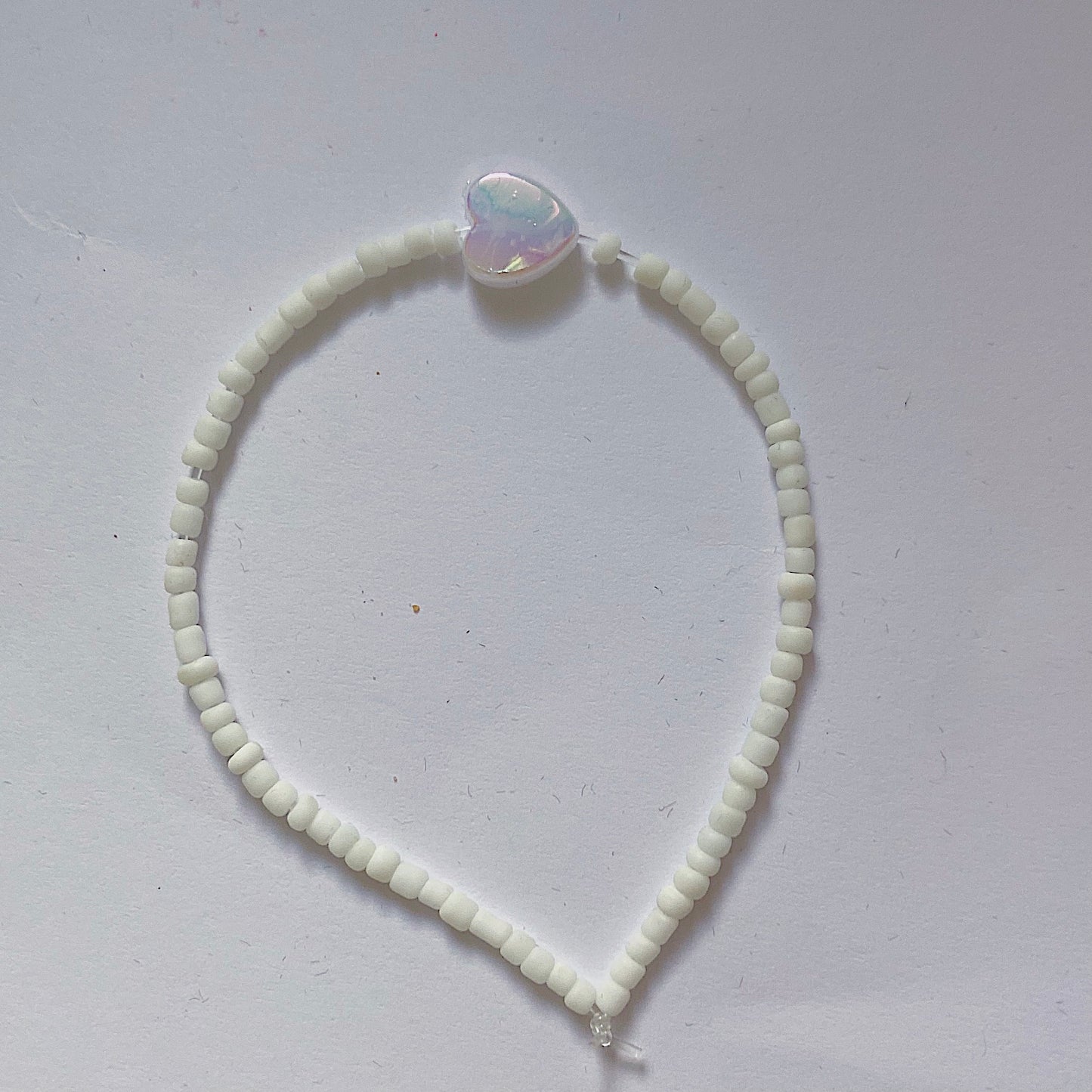 Iridescent Heart Bracelet