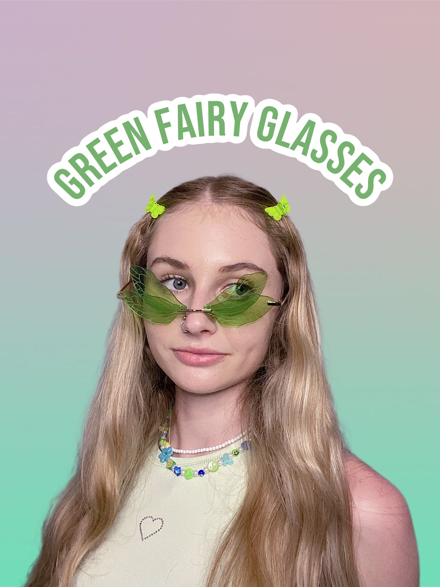 Green Fairy Glasses